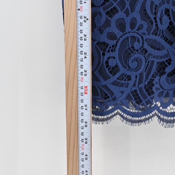 LILLY PULITZER Rosaline About Face Lace Dress Size 12 Blue Cap Sleeve V Neck NEW - Picture 5 of 14